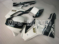 Triumph Daytona 675 2006-2008 Injection ABS Fairing - Factory Style - Black White - MFS4196