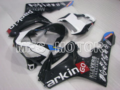 Triumph Daytona 675 2006-2008 Injection ABS Fairing - parkingo - Black White - MFS4199