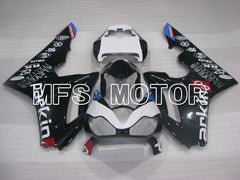Triumph Daytona 675 2006-2008 Injection ABS Fairing - parkingo - Black White - MFS4199