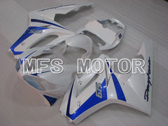Carénage ABS injecté Triumph Daytona 675 2009-2012 - Style usine - Bleu Blanc - MFS4216