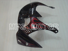 Honda CBR900RR 893 1992-1993 ABS Fairing - Flame - Black Red wine color - MFS4234