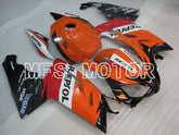Aprilia RS125 2006-2011 Injection ABS verkleidung - Repsol - Schwarz Orange Rot - MFS4255