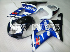 Carénage ABS injecté Suzuki GSXR1000 2000-2002 - Style usine - Bleu Blanc - MFS4265