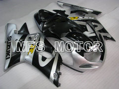 Carénage ABS injecté Suzuki GSXR1000 2000-2002 - Style usine - Noir Argent - MFS4272