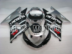 Carénage ABS injecté Suzuki GSXR1000 2000-2002 - Style usine - Noir Argent - MFS4276
