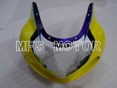 Carénage ABS injecté Suzuki GSXR1000 2000-2002 - Style usine - Jaune violet - MFS4295