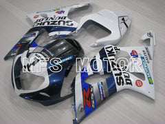 Carénage ABS injecté Suzuki GSXR1000 2000-2002 - DUNLOP - Bleu Blanc - MFS4298
