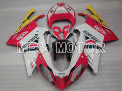 Aprilia RSV 1000 R 2004-2009 ABS Fairing - Alitalia - White Pink - MFS4312