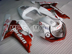 Suzuki GSXR1000 2000-2002 Injection ABS Fairing - Jordan - Orange White - MFS4326