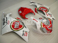 Aprilia RSV 1000 R 2004-2009 ABS Fairing - Lucky Strike - White Red - MFS4331