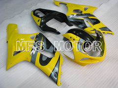 Suzuki GSXR1000 2000-2002 Injection ABS Fairing - Factory Style - Yellow Gray - MFS4332