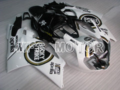 Aprilia RSV 1000 R 2004-2009 ABS Fairing - Lucky Strike - White Black - MFS4333