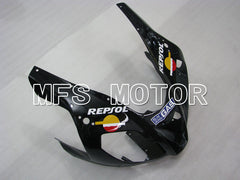 Aprilia RSV 1000 R 2004-2009 ABS Fairing - Repsol - Black Red Orange - MFS4334
