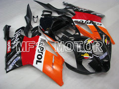 Aprilia RSV 1000 R 2004-2009 ABS Fairing - Repsol - Black Red Orange - MFS4334