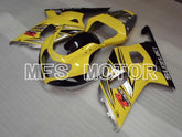 Carénage ABS injecté Suzuki GSXR1000 2000-2002 - Style usine - Jaune Noir - MFS4335