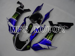 Yamaha YZF-R1 2015-2019 Injection ABS Fairing - Monster - Black Blue - MFS4351