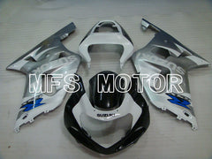 Suzuki GSXR1000 2000-2002 Injection ABS Fairing - Factory Style - White Silver - MFS4359