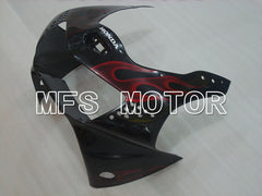 Carénage ABS Honda CBR900RR 919 1998-1999 - Flamme - Couleur vin rouge Noir - MFS4360