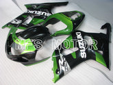 Carénage ABS injecté Suzuki GSXR1000 2000-2002 - Style usine - Noir Vert - MFS4366