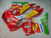 Carénage ABS Honda CBR900RR 919 1998-1999 - Fortuna - Rouge Jaune Vert - MFS4367