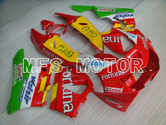 Carénage ABS Honda CBR900RR 919 1998-1999 - Fortuna - Rouge Jaune Vert - MFS4367