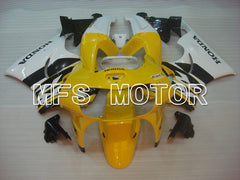 Carénage ABS Honda CBR900RR 919 1998-1999 - Style usine - Jaune Blanc - MFS4371