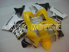 Carénage ABS Honda CBR900RR 919 1998-1999 - Style usine - Jaune Blanc - MFS4371