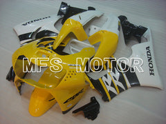Carénage ABS Honda CBR900RR 919 1998-1999 - Style usine - Jaune Blanc - MFS4371