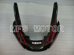 Carénage ABS Yamaha YZF1000R 1997-2007 - Flamme - Noir Rouge - MFS4381