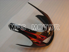 Yamaha YZF1000R 1997-2007 ABS Fairing - Flame- Black Red - MFS4397