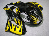 Yamaha YZF1000R 1997-2007 ABS verkleidung - Flamme - Schwarz Gelb - MFS4420