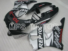 Honda CBR900RR 919 1998-1999 ABS verkleidung - Repsol - Schwarz Silber Matt - MFS4437