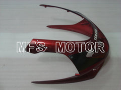 Yamaha YZF-600R 1997-2007 Injection ABS Verkleidung - Factory Style - Rotweinfarbe Schwarz Silber - MFS4445