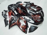 Yamaha YZF-600R 1997-2007 Injection ABS Fairing - Flame - Orange Black - MFS4447