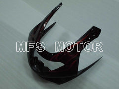 Yamaha YZF-600R 1997-2007 Injection ABS verkleidung - Flamme - Orange Schwarz - MFS4447