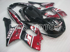Yamaha YZF-600R 1997-2007 Injection ABS Fairing - Factory Style - Red wine color Black Silver - MFS4456