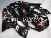 Yamaha YZF-600R 1997-2007 Injection ABS Fairing - Flame - Red wine color White - MFS4462