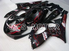 Yamaha YZF-600R 1997-2007 Injection ABS Fairing - Flame - Red wine color White - MFS4462
