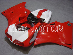 Ducati 748 / 998 / 996 1994-2002 Injection ABS verkleidung - Fabrikstil - Rot Weiß - MFS4580