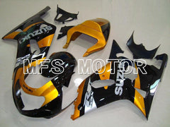 Suzuki GSXR750 2000-2003 Injection ABS verkleidung - Fabrik Stil - Schwarz Gold - MFS7039