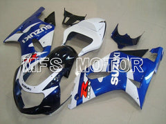 Suzuki GSXR600 2001-2003 Injection ABS verkleidung - Factory Style - Weiß Blau - MFS4601