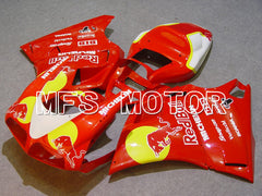 Ducati 748 / 998 / 996 1994-2002 Injection ABS verkleidung - Red Bull - Rot - MFS4617