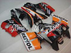 Honda CBR 400RR NC29 1990-1999 ABS Fairing - Repsol - Red Black Orange - MFS4643