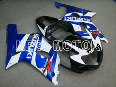 Suzuki GSXR600 2001-2003 Injection ABS Fairing - Factory Style - Black Wihte Blue - MFS4651