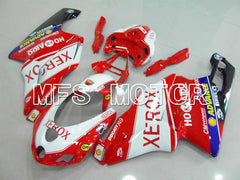 Ducati 749 / 999 2005-2006 Injection ABS verkleidung - Xerox - Rot Weiß - MFS4717