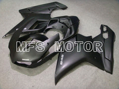 Ducati 848 / 1098 / 1198 2007-2011 Injection ABS verkleidung - Factory Style - Schwarz Matt - MFS4734