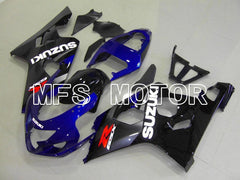 Suzuki GSXR600 GSXR750 2004-2005 Injection ABS Fairing - Factory Style - Black Blue Gray - MFS4743