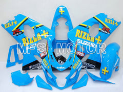 Suzuki GSXR600 GSXR750 2004-2005 Injection ABS Fairing - Rizla+ - Blue - MFS4854