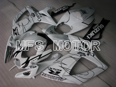 Suzuki GSXR600 GSXR750 2006-2007 Injection ABS Fairing - Corona - Black White - MFS4861