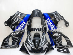 Yamaha YZF-R1 2000-2001 Injection ABS Fairing - Flame - Blue Black - MFS4862